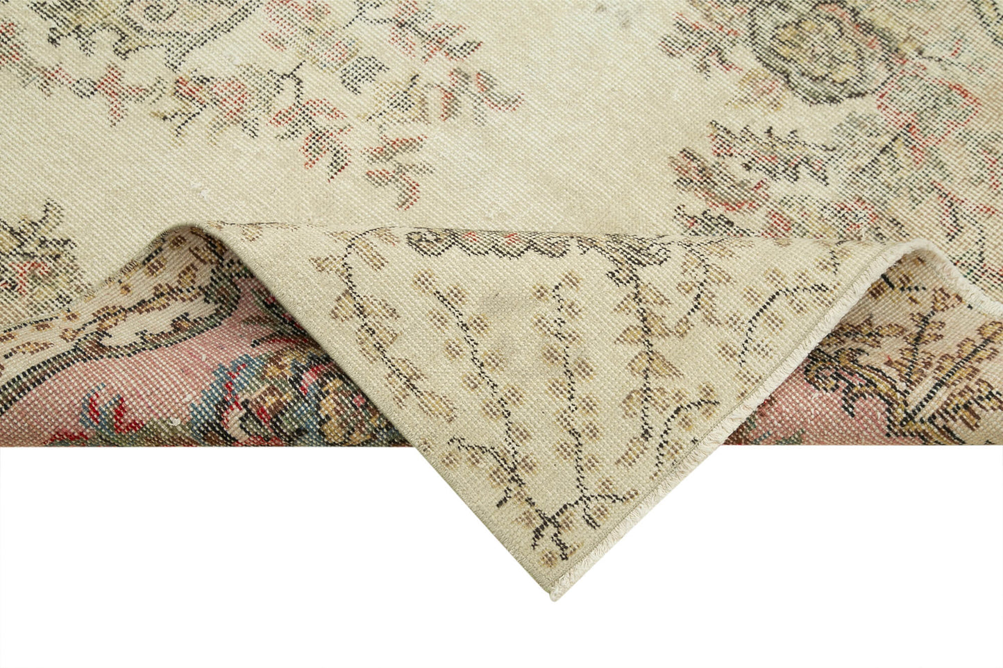 4x8 Beige Overdyed Rug - 37481