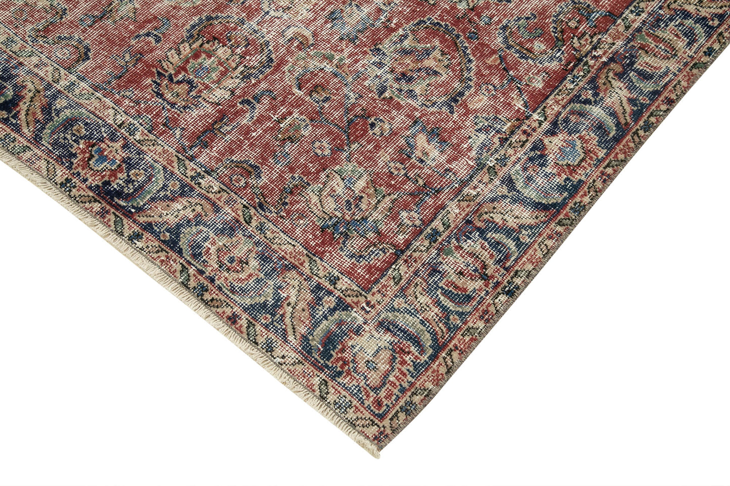 4x6 Red Overdyed Rug - 37482