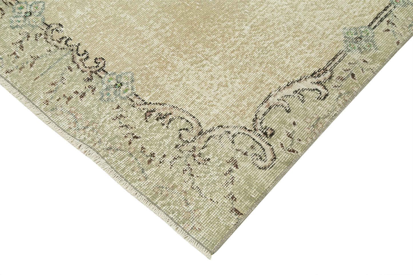 4x7 Beige Overdyed Rug - 37483