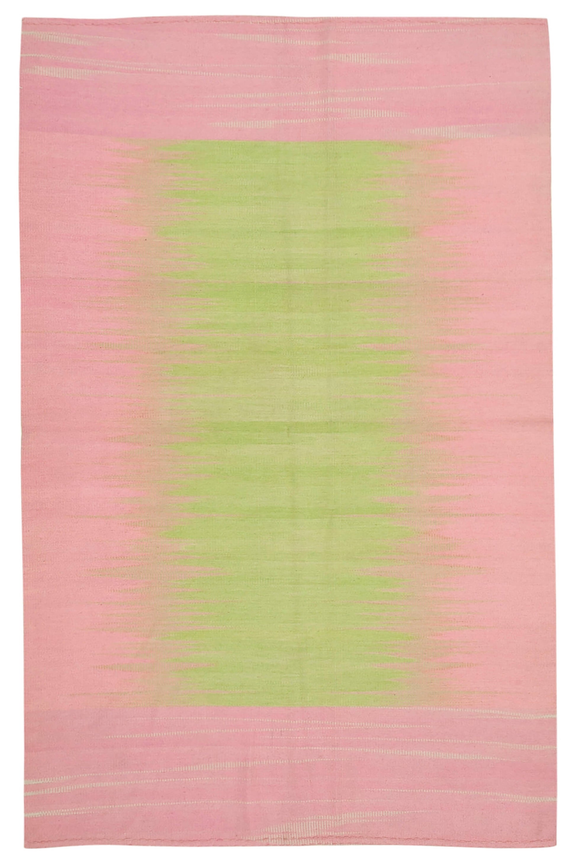 6x9 Pink Contemporary Kilim Rug - 37511