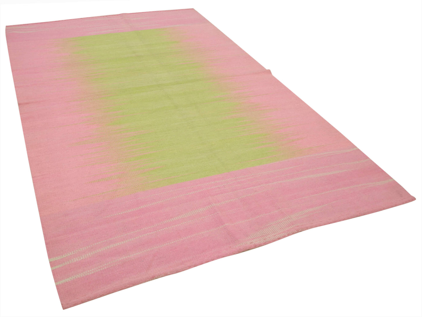 6x9 Pink Contemporary Kilim Rug - 37511