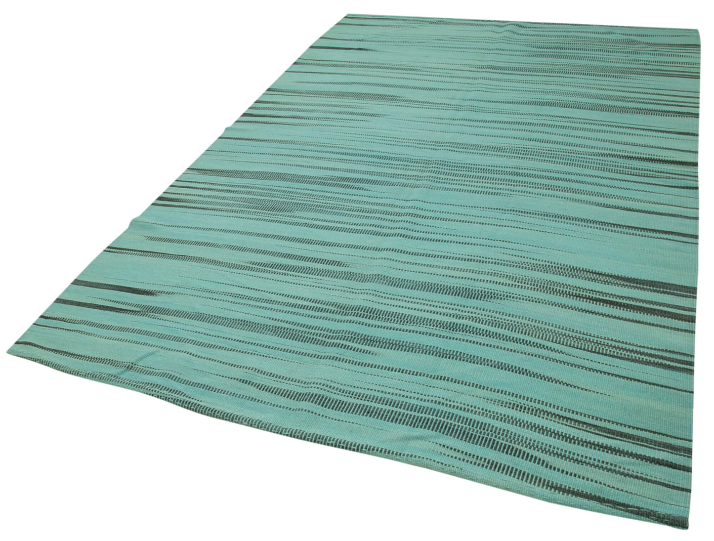 6x9 Turquoise Contemporary Kilim Rug - 37519