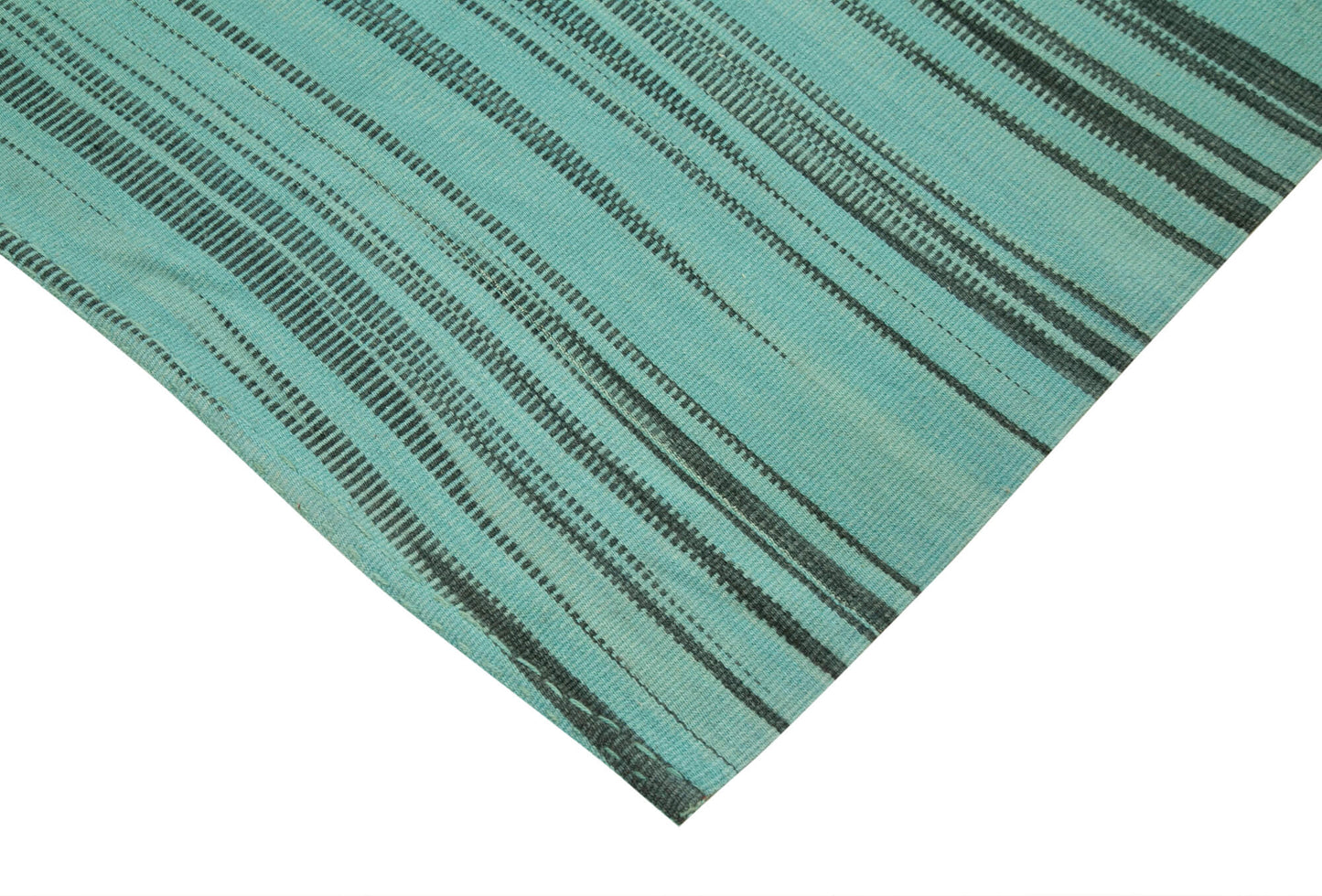 6x9 Turquoise Contemporary Kilim Rug - 37519