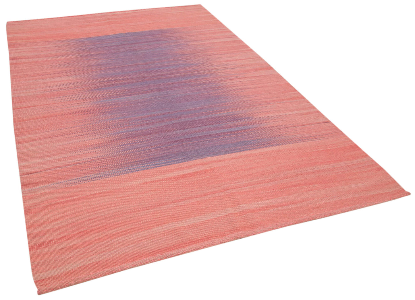 6x9 Pink Contemporary Kilim Rug - 37525