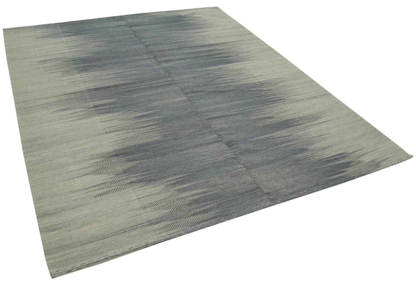 7x8 Grey Contemporary Kilim Rug - 37536