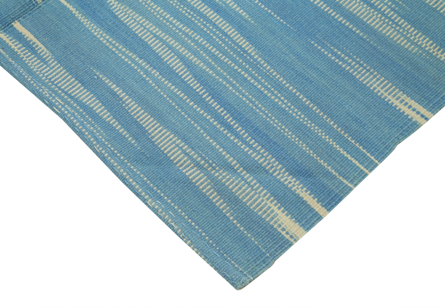 5x6 Blue Contemporary Kilim Rug - 37538