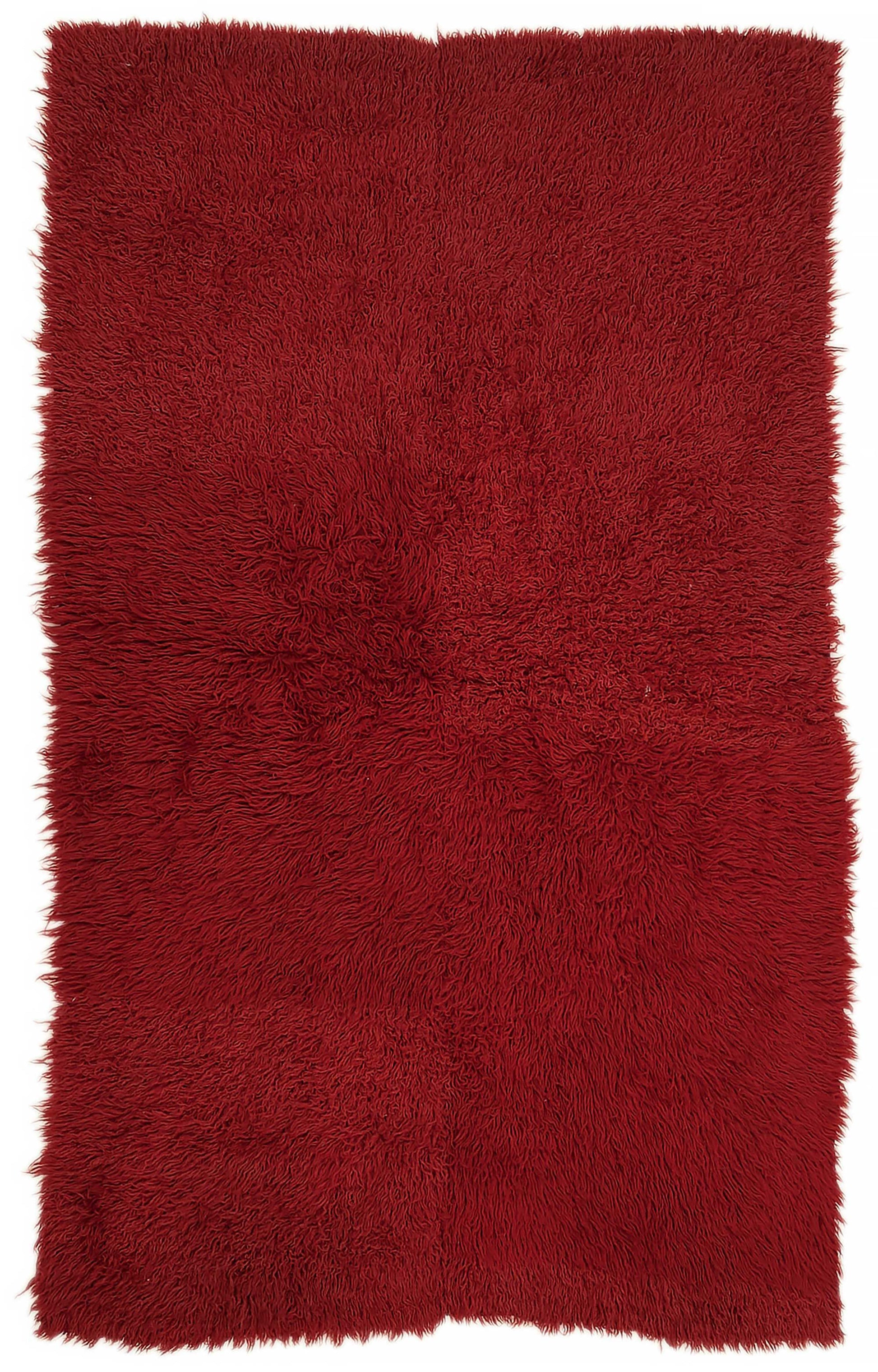 5x8 Red Vintage Tulu Rug - 37574