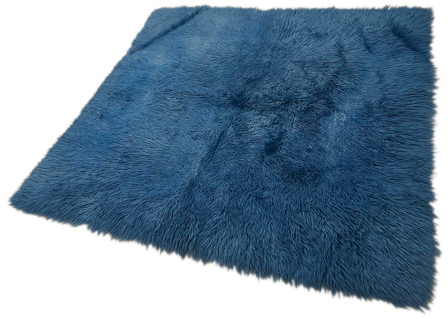 5x5 Blue Vintage Tulu Rug - 37593