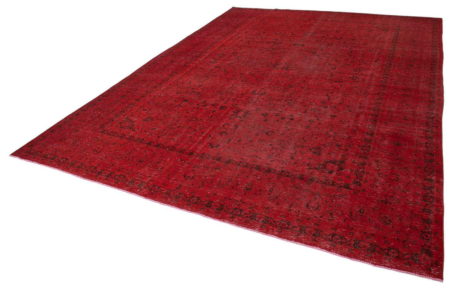 10x13 Red Overdyed Large Area Rug - 37788