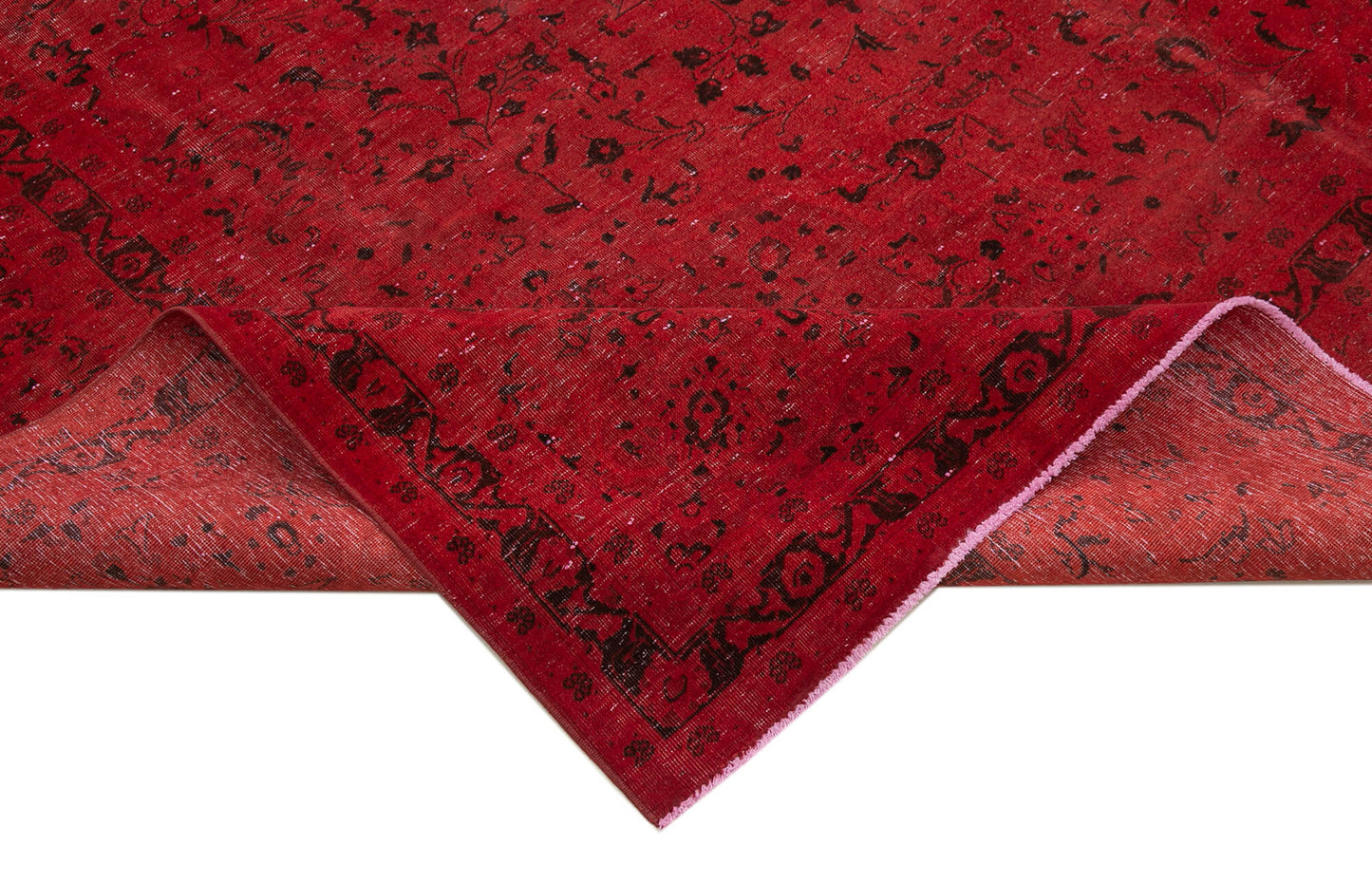 10x13 Red Overdyed Large Area Rug - 37788