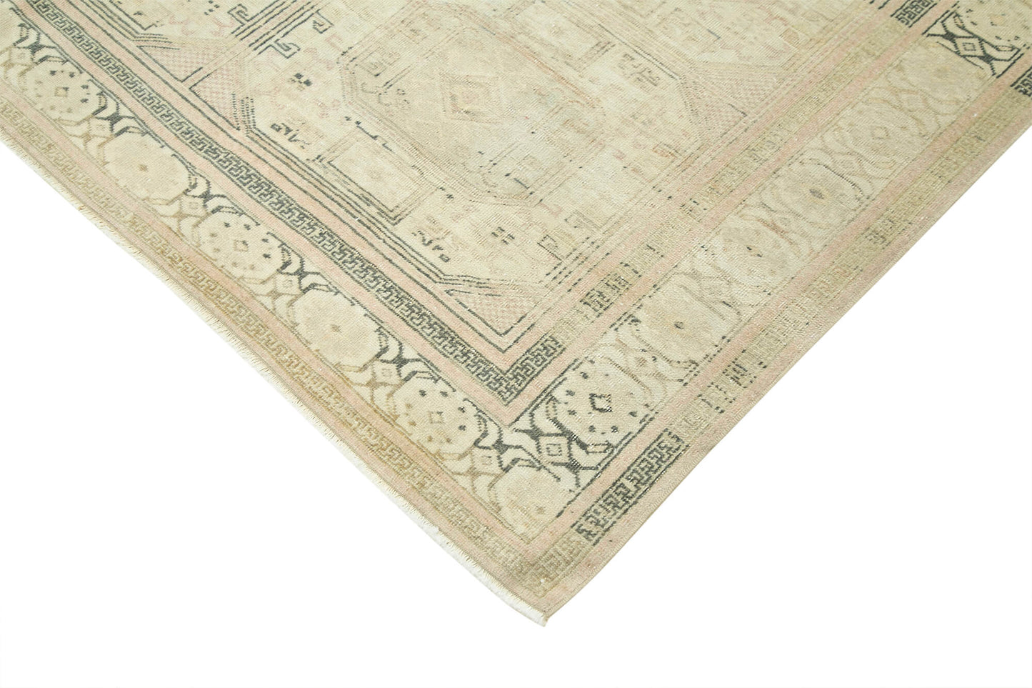 7x10 Beige Vintage Rug - 37849