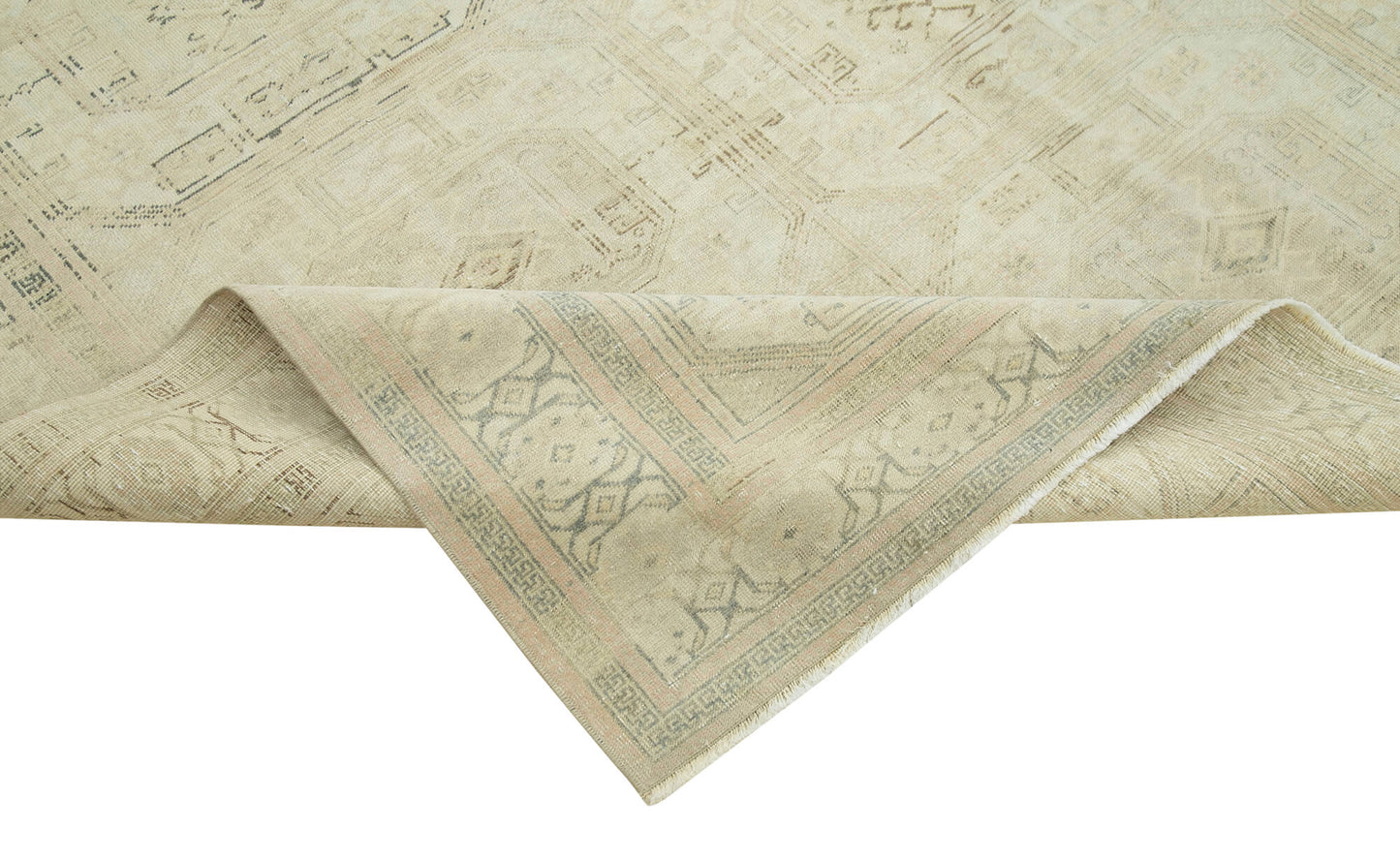 7x10 Beige Vintage Rug - 37849