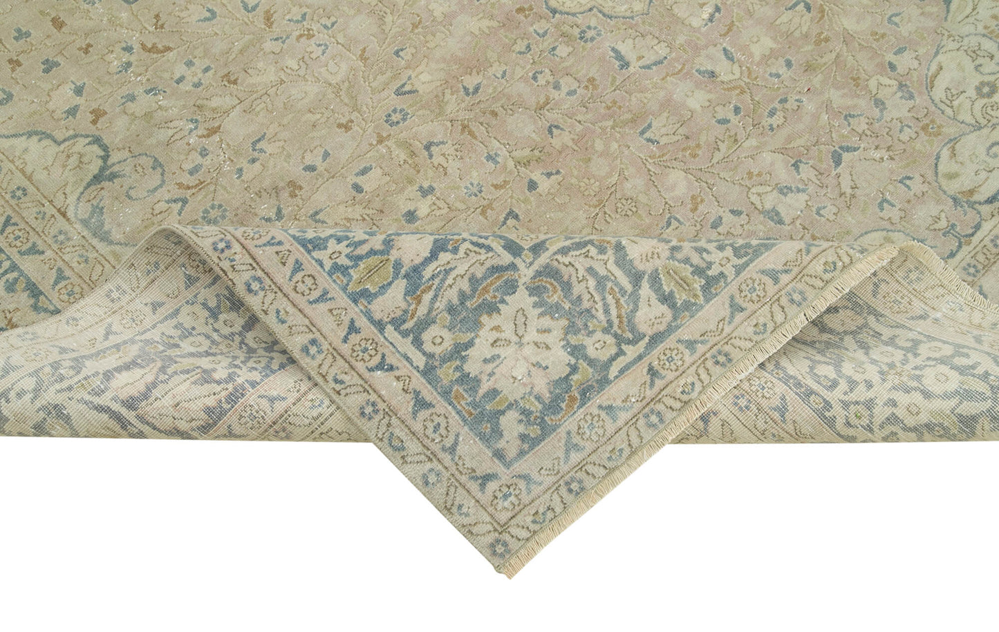 7x10 Beige Vintage Rug - 37851