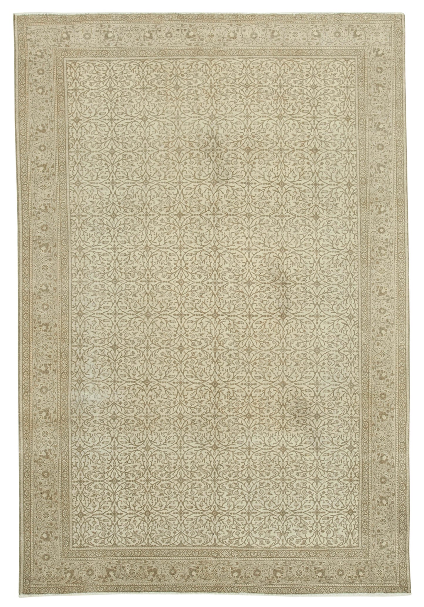 6x9 Beige Vintage Rug - 37852