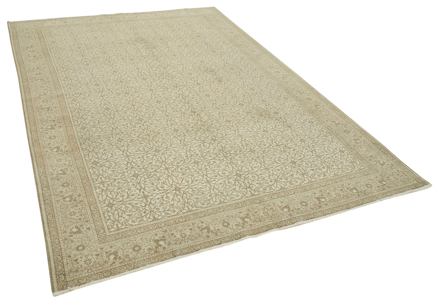 6x9 Beige Vintage Rug - 37852