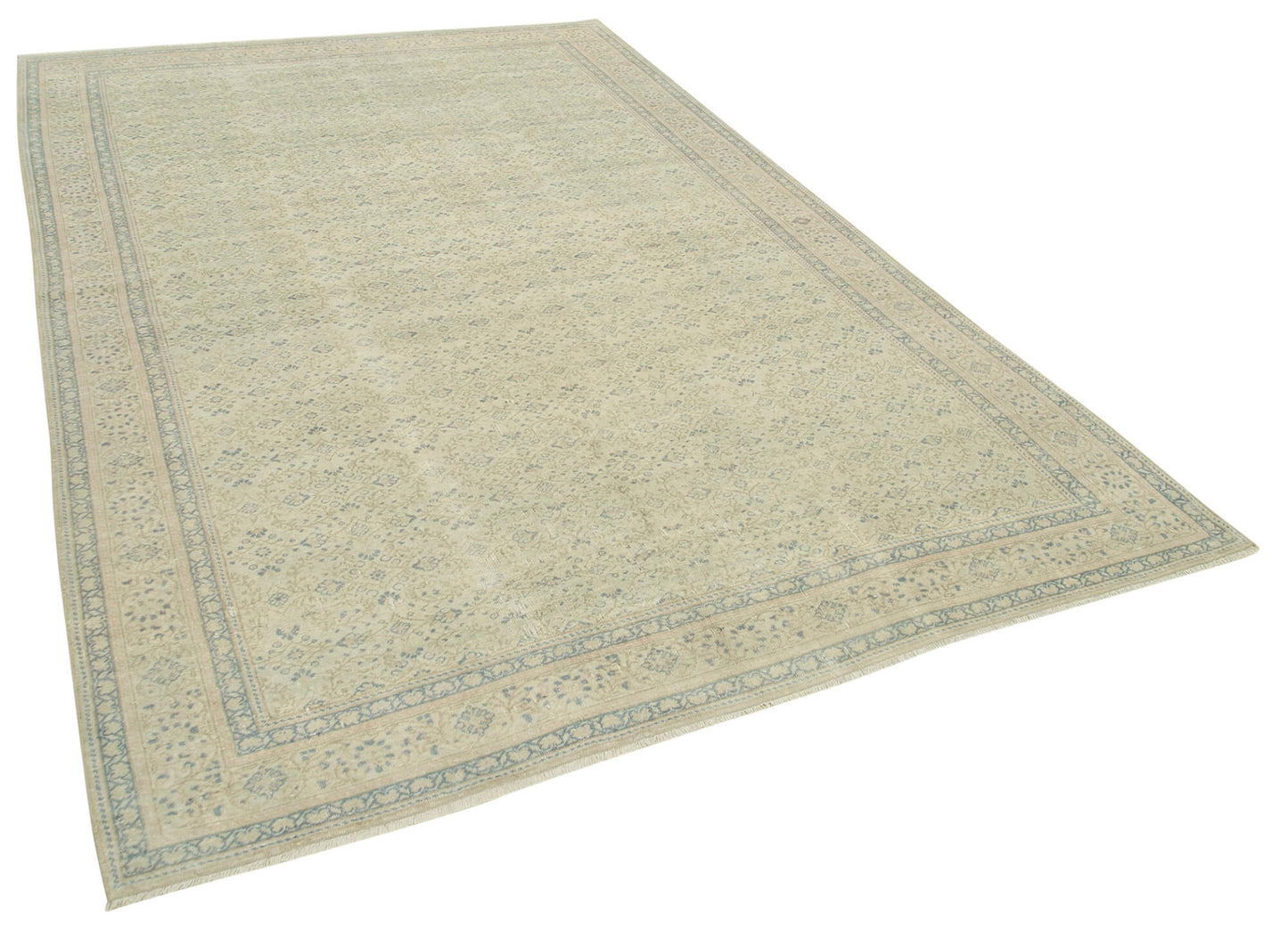 6x10 Beige Vintage Rug - 37854