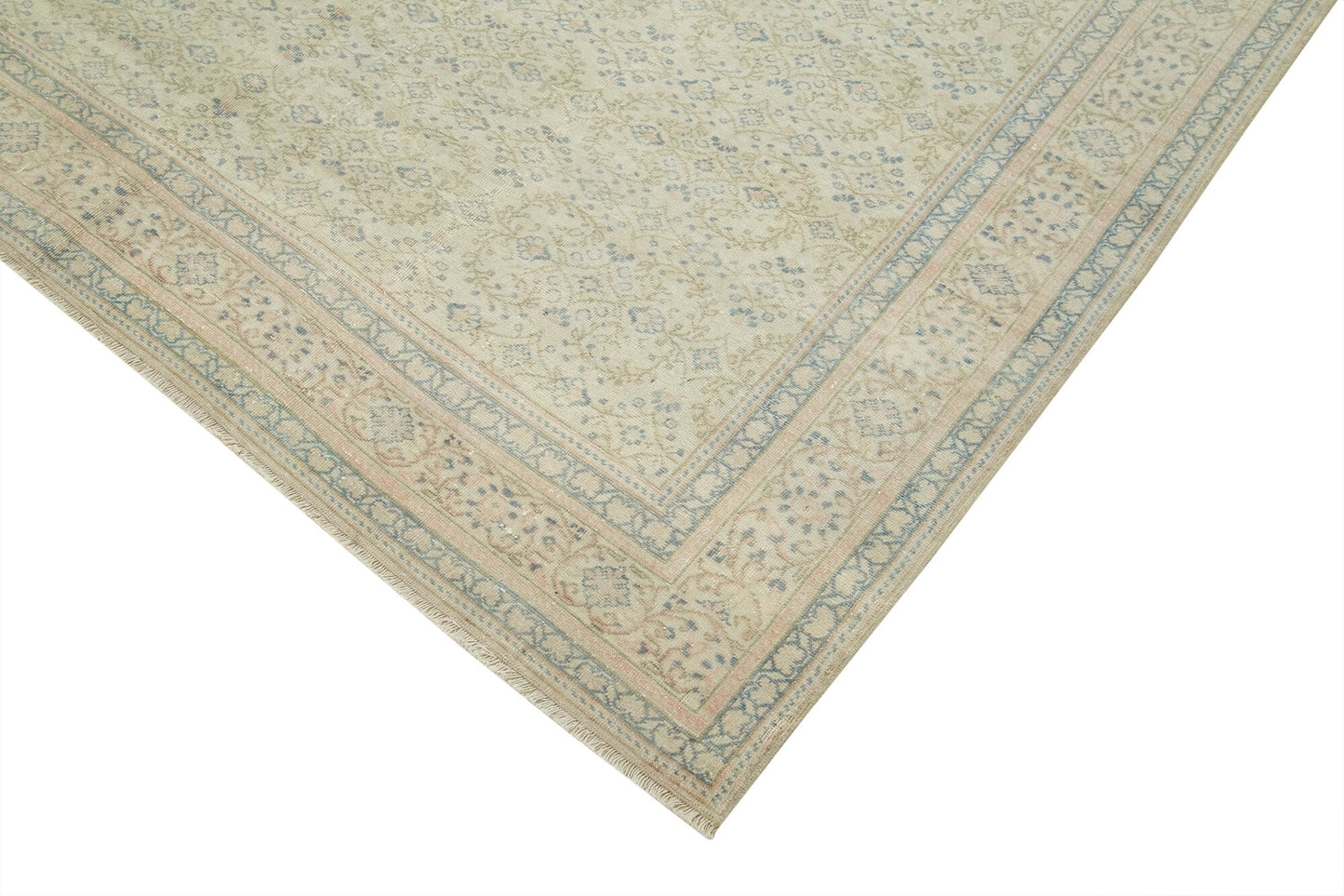 6x10 Beige Vintage Rug - 37854