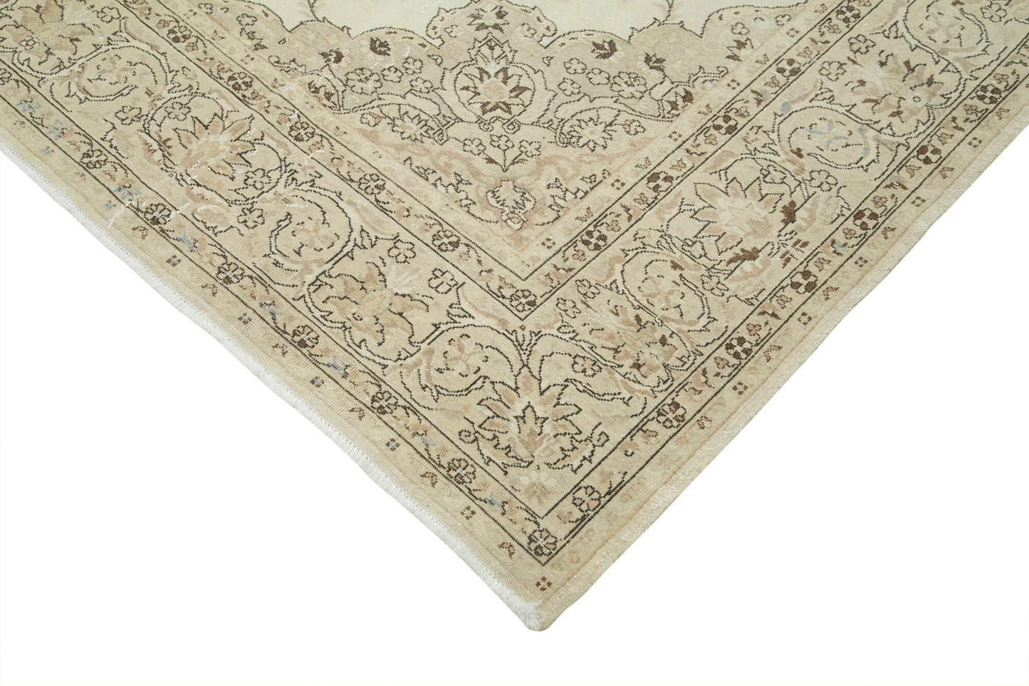 7x10 Beige Vintage Rug - 37856