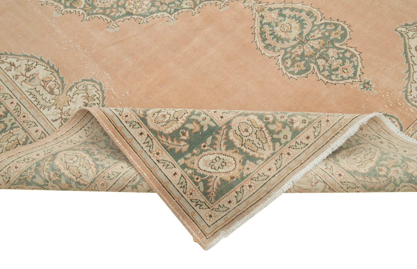 7x10 Beige Vintage Rug - 37857