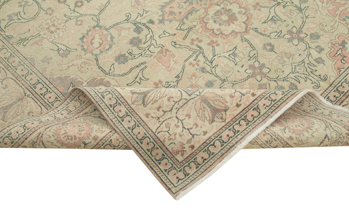 6x9 Beige Vintage Rug - 37859