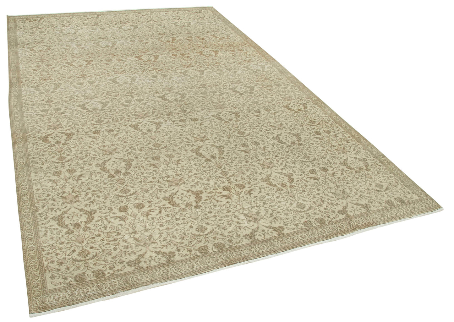 6x9 Beige Vintage Rug - 37862