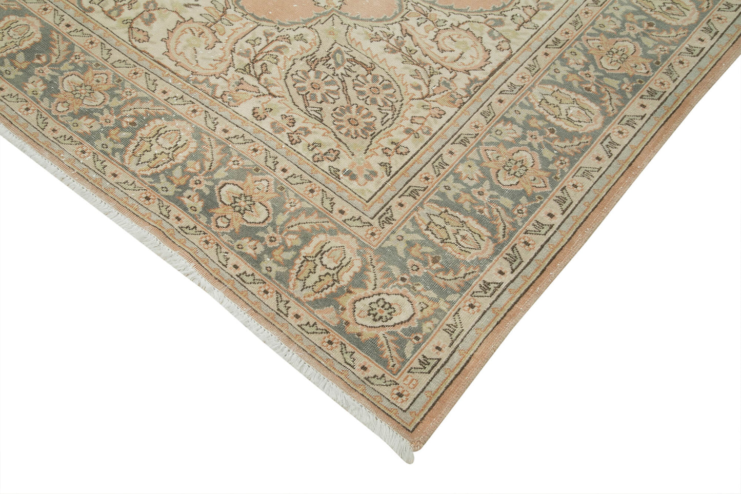 7x10 Beige Vintage Rug - 37865