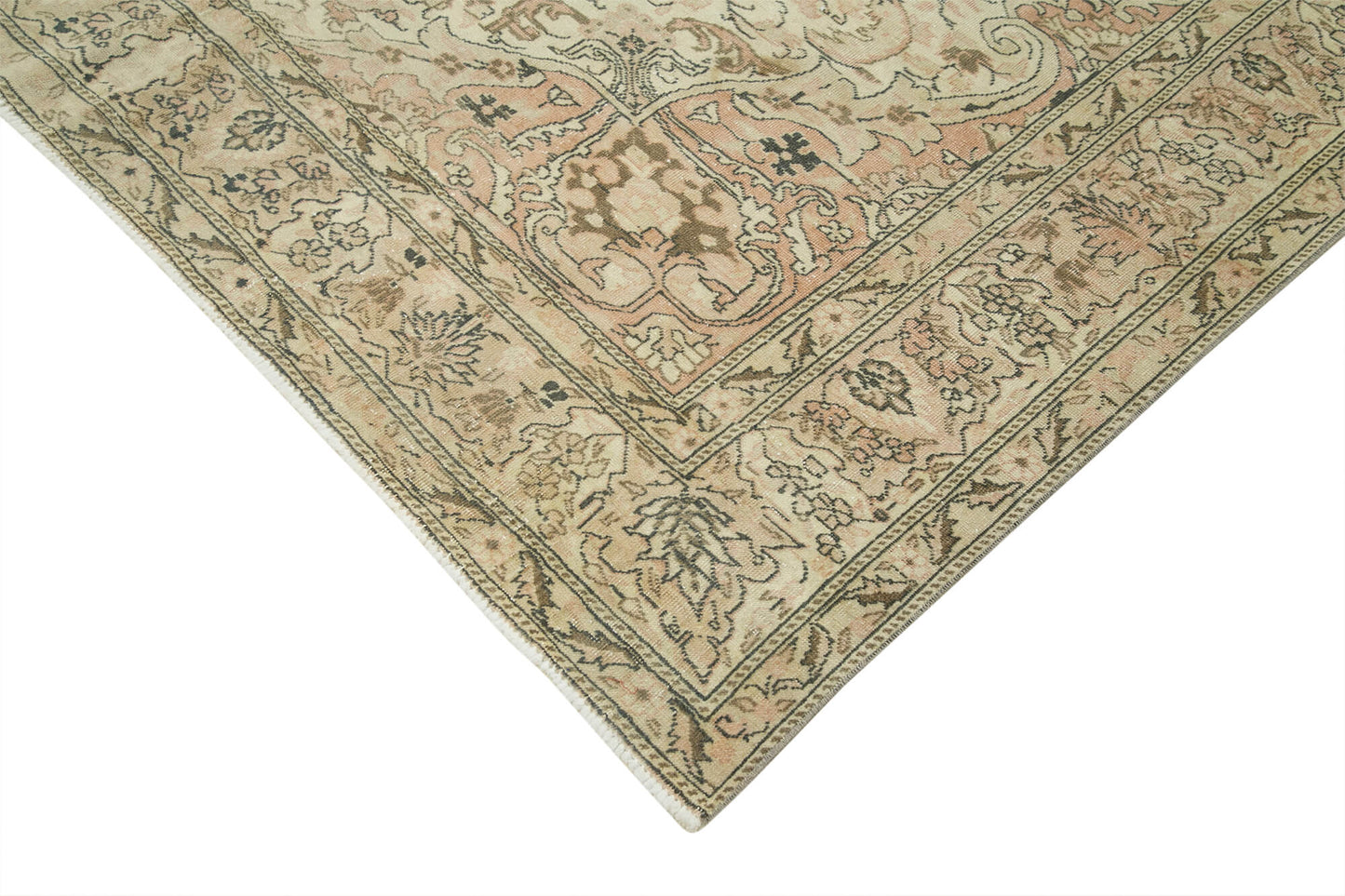 6x10 Beige Vintage Rug - 37866