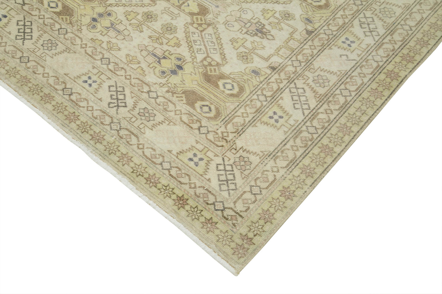 6x10 Beige Vintage Rug - 37868