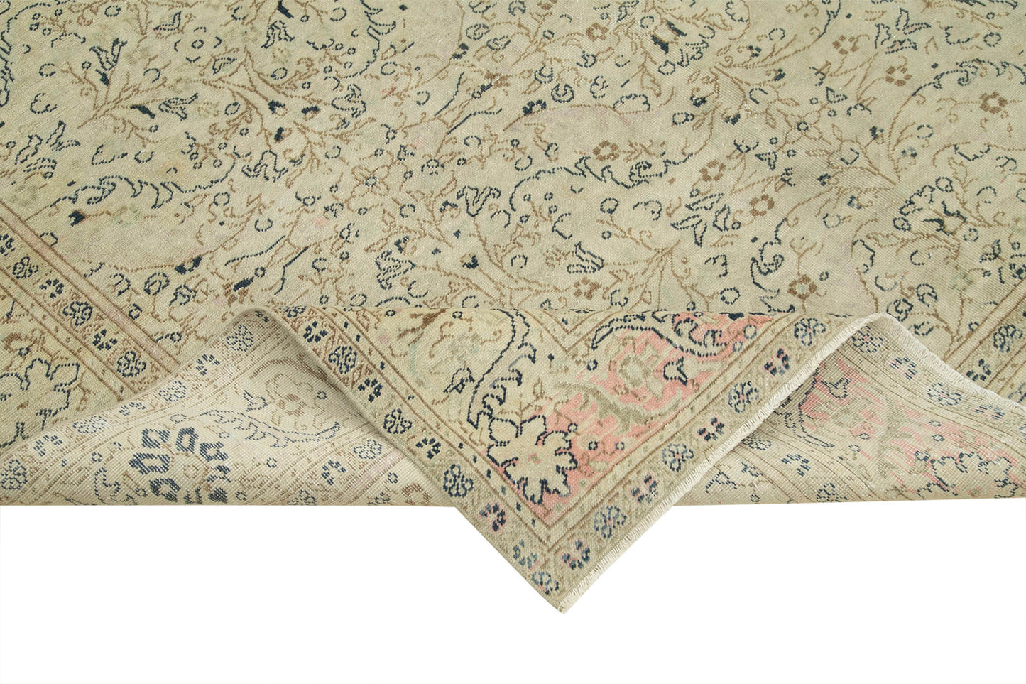 6x9 Beige Vintage Rug - 37870