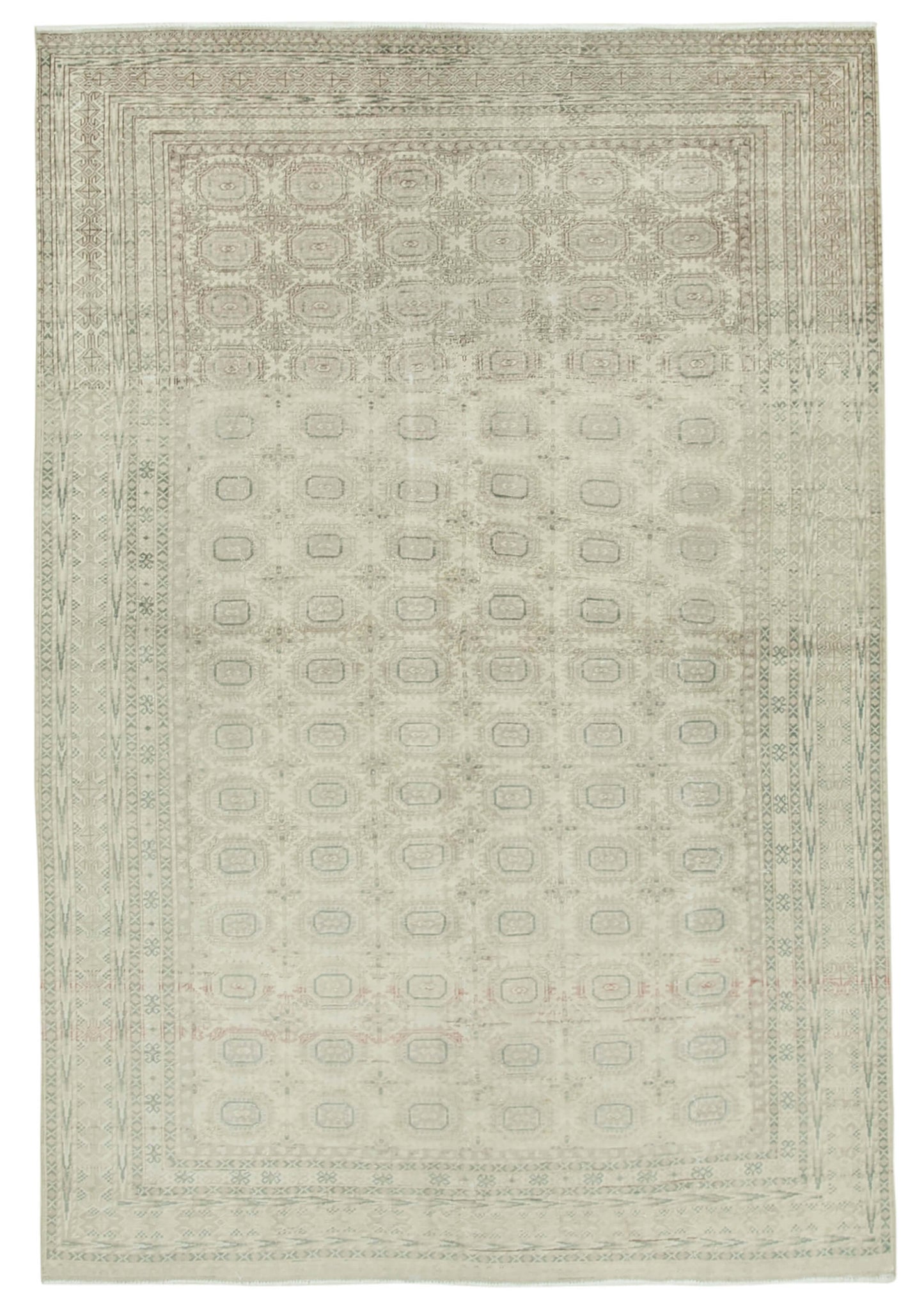 6x9 Beige Vintage Rug - 37871