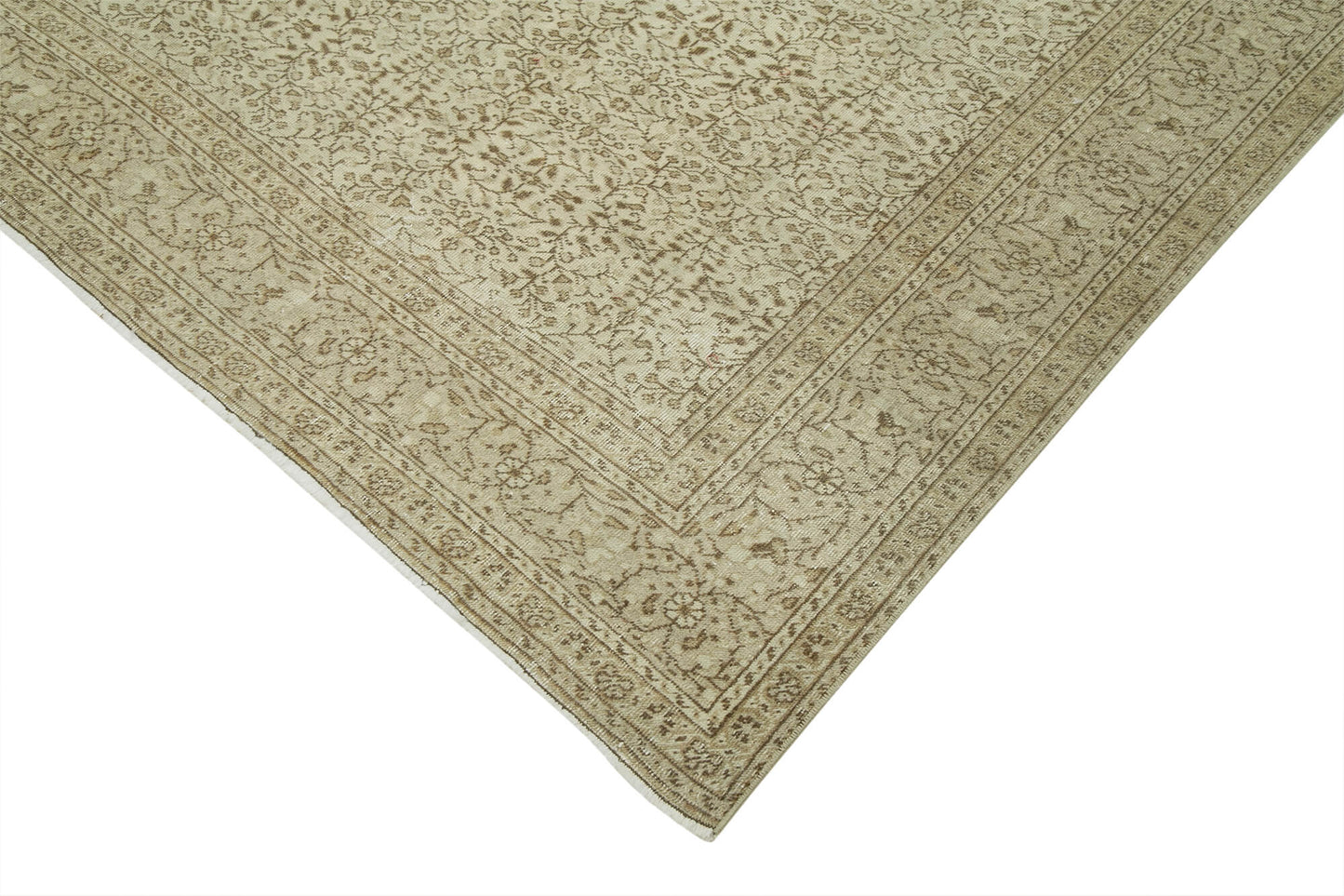 6x10 Beige Vintage Rug - 37872