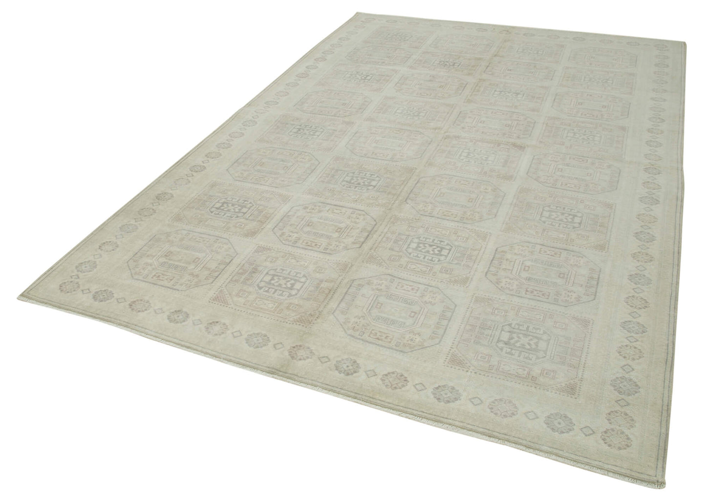 6x9 Beige Vintage Rug - 37873