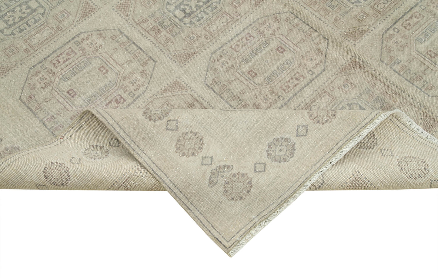 6x9 Beige Vintage Rug - 37873