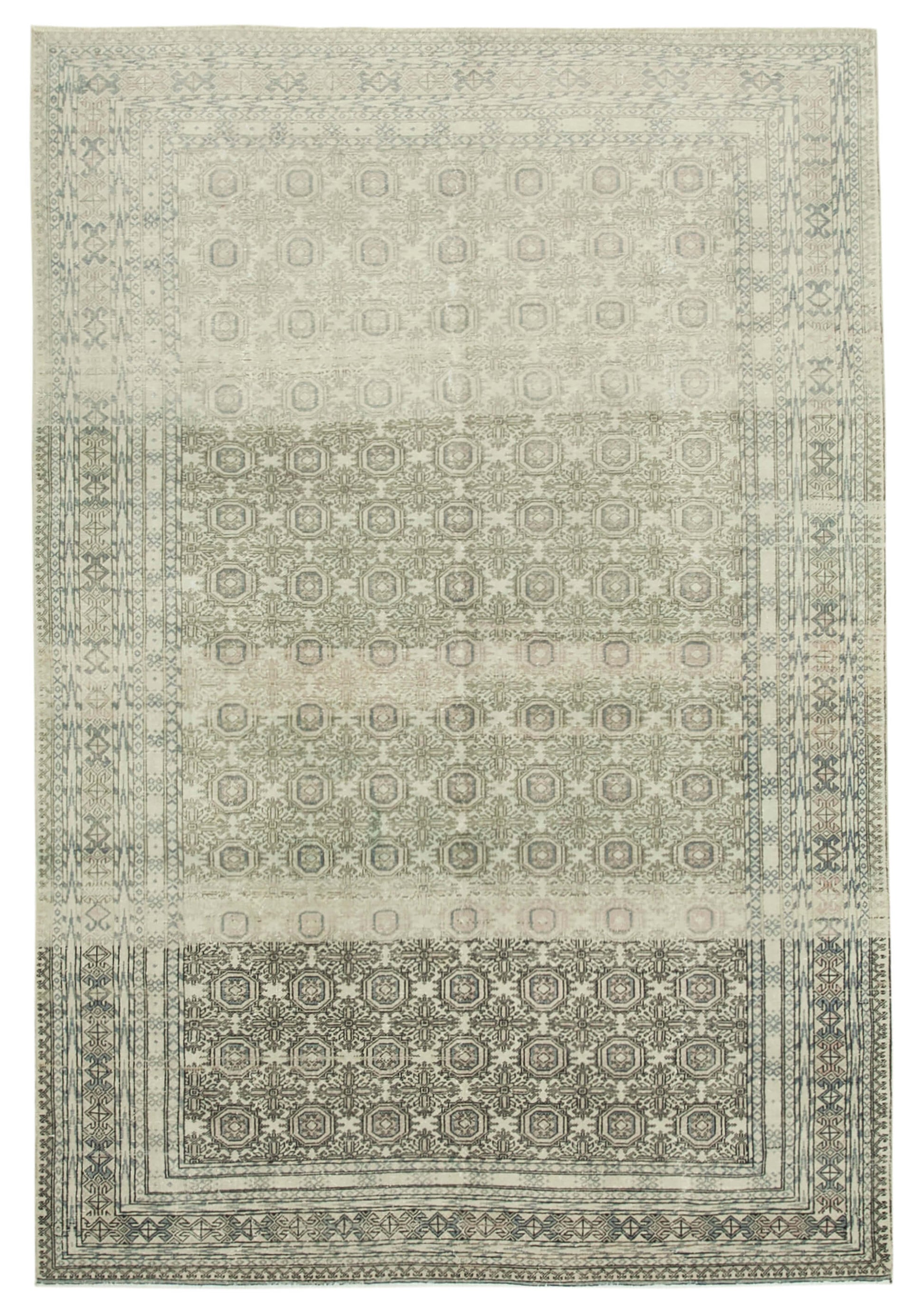 6x9 Beige Vintage Rug - 37877