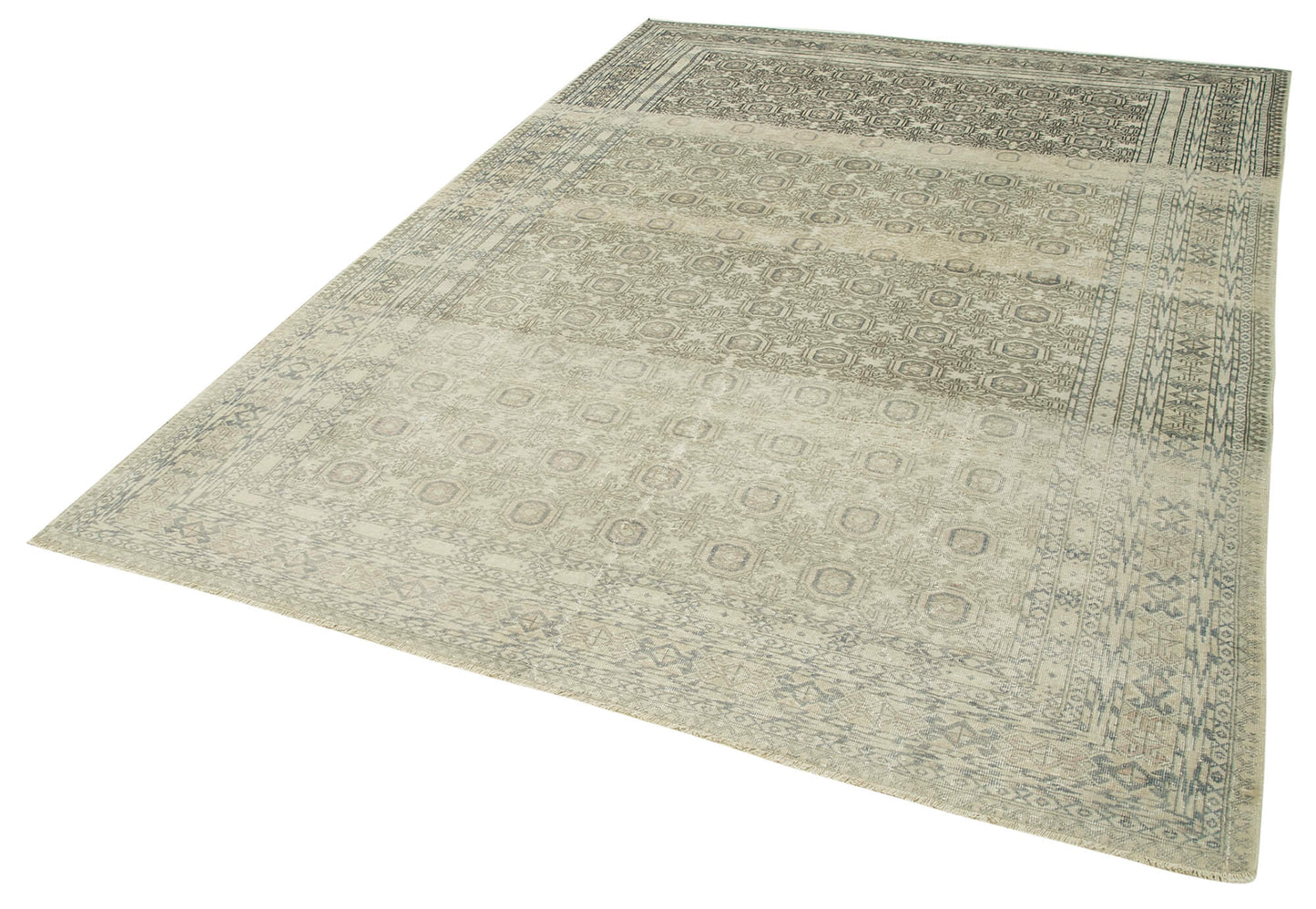 6x9 Beige Vintage Rug - 37877