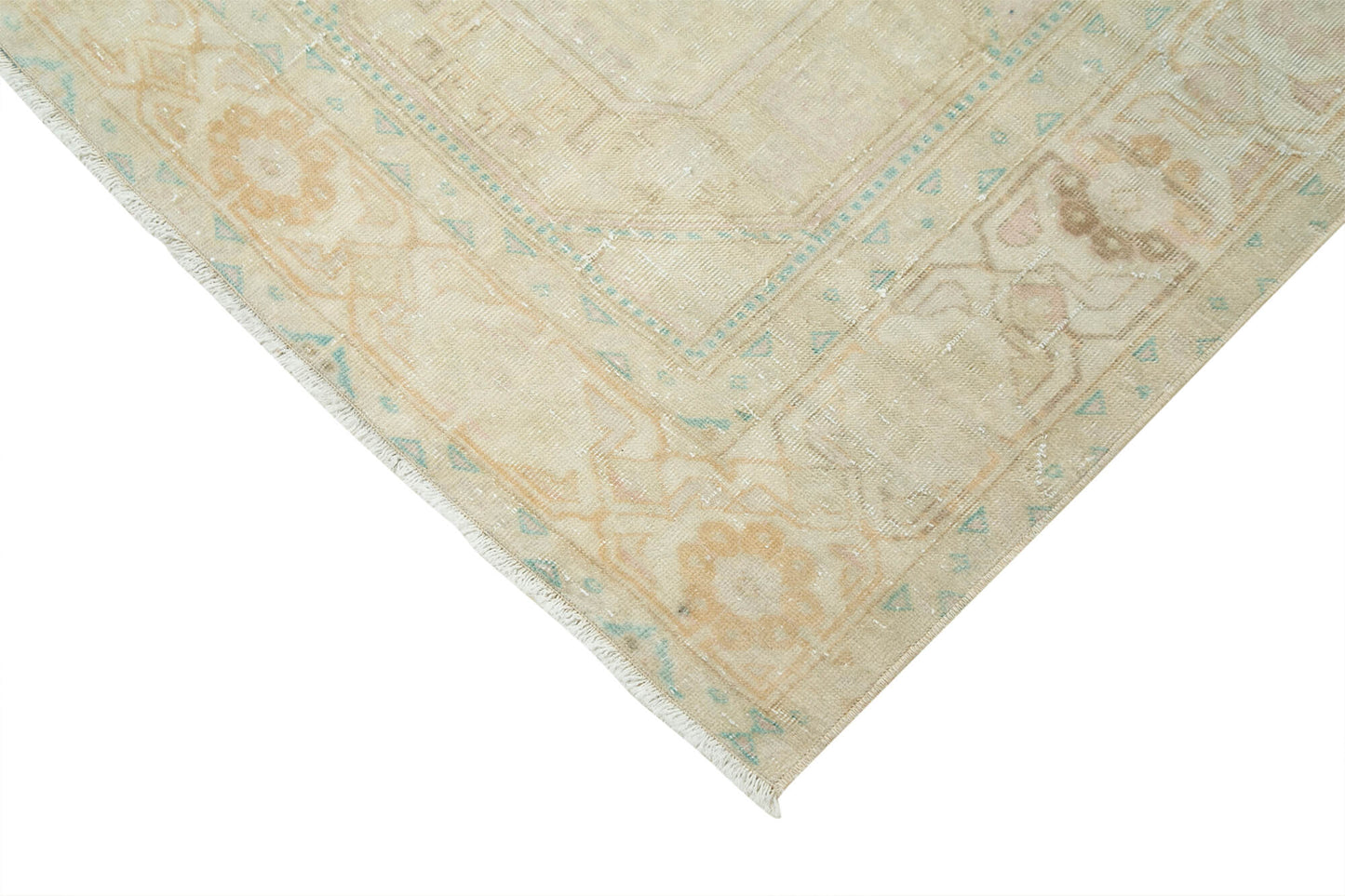 6x10 Beige Vintage Rug - 37906