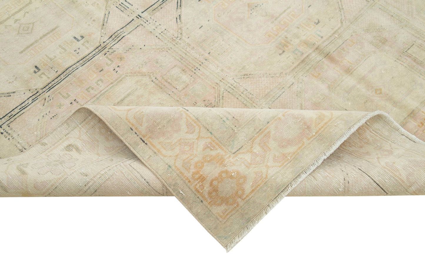 6x10 Beige Vintage Rug - 37906