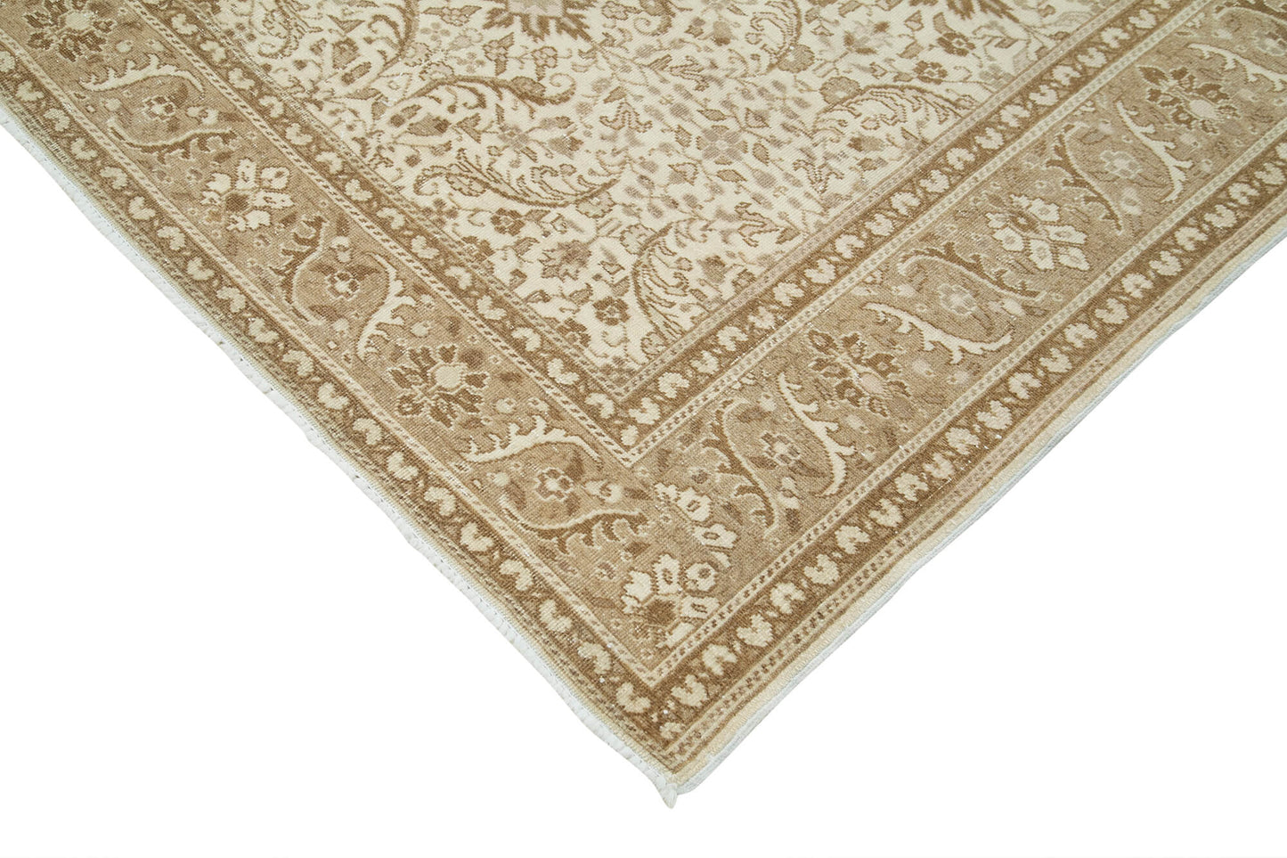 7x10 Beige Vintage Rug - 37917