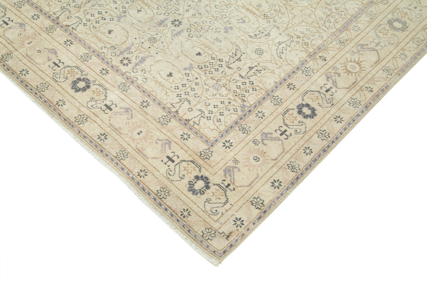 6x9 Beige Vintage Rug - 37919