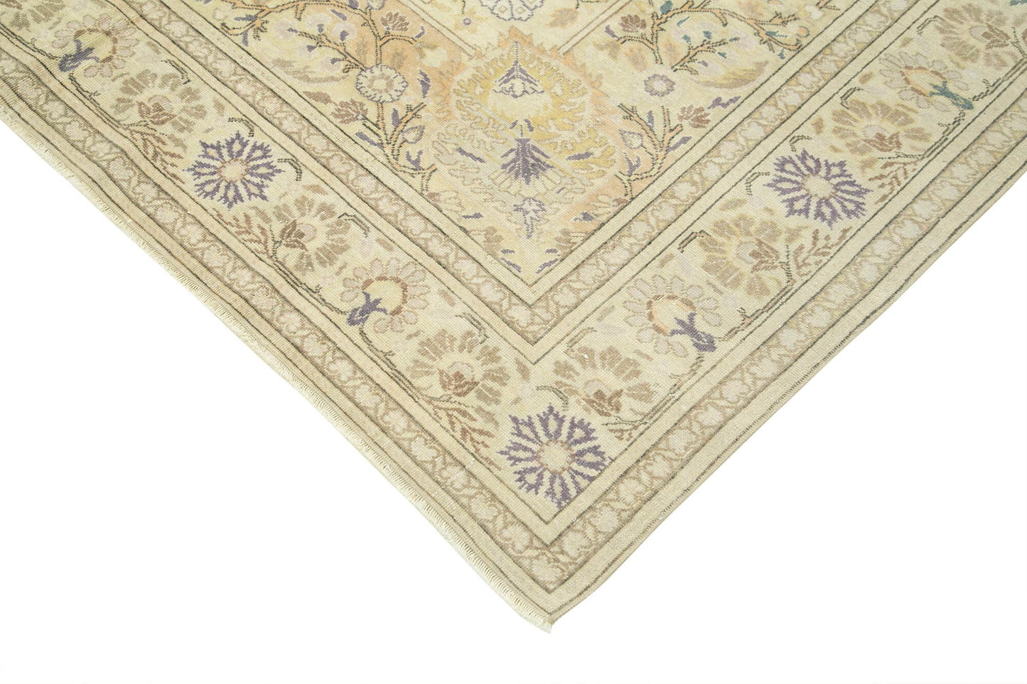 6x10 Beige Vintage Rug - 37920