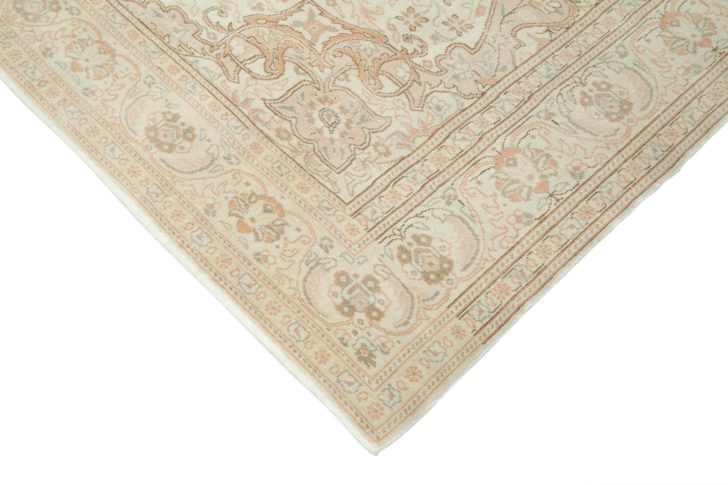 6x10 Beige Vintage Rug - 37921