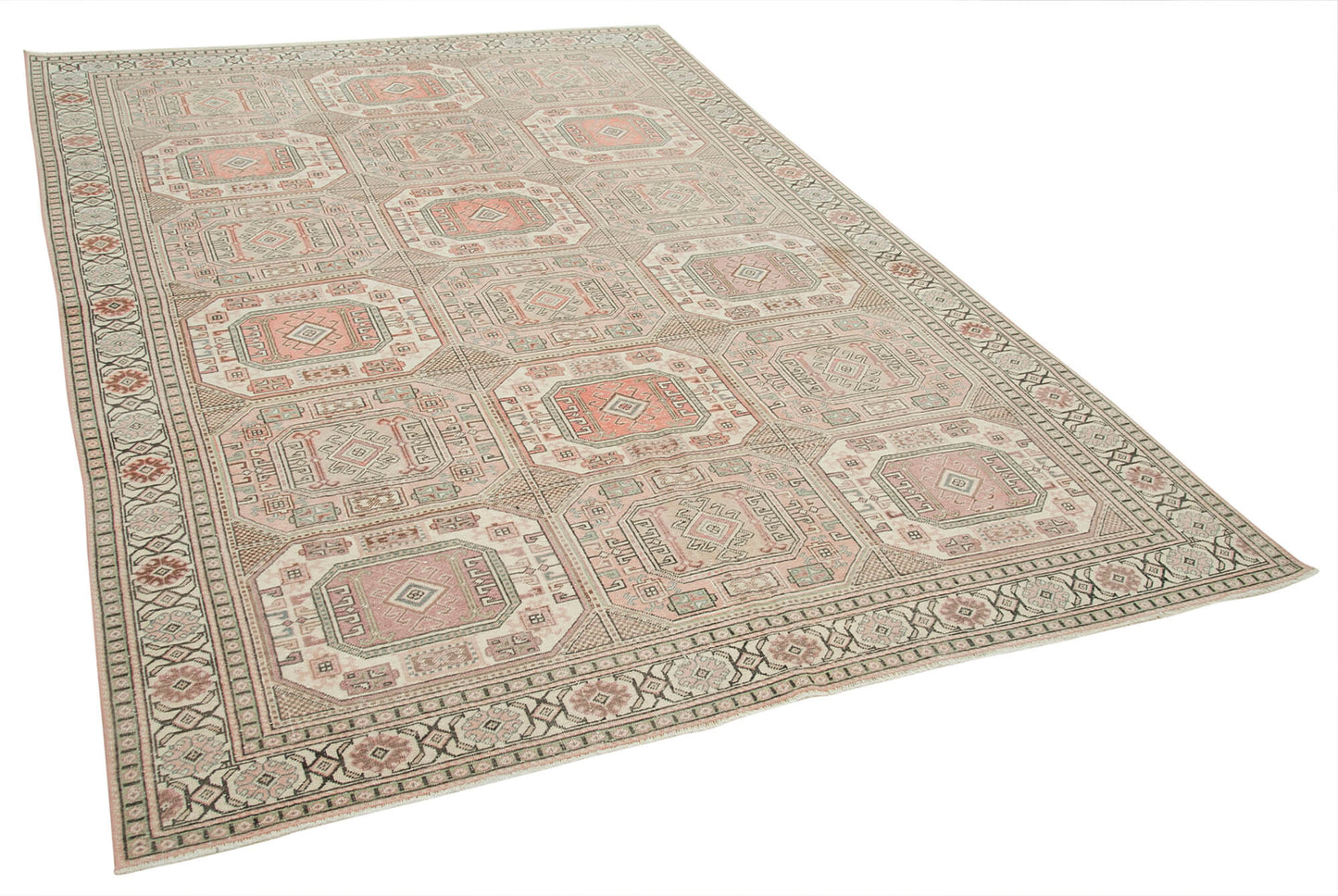 6x9 Beige Vintage Rug - 37922