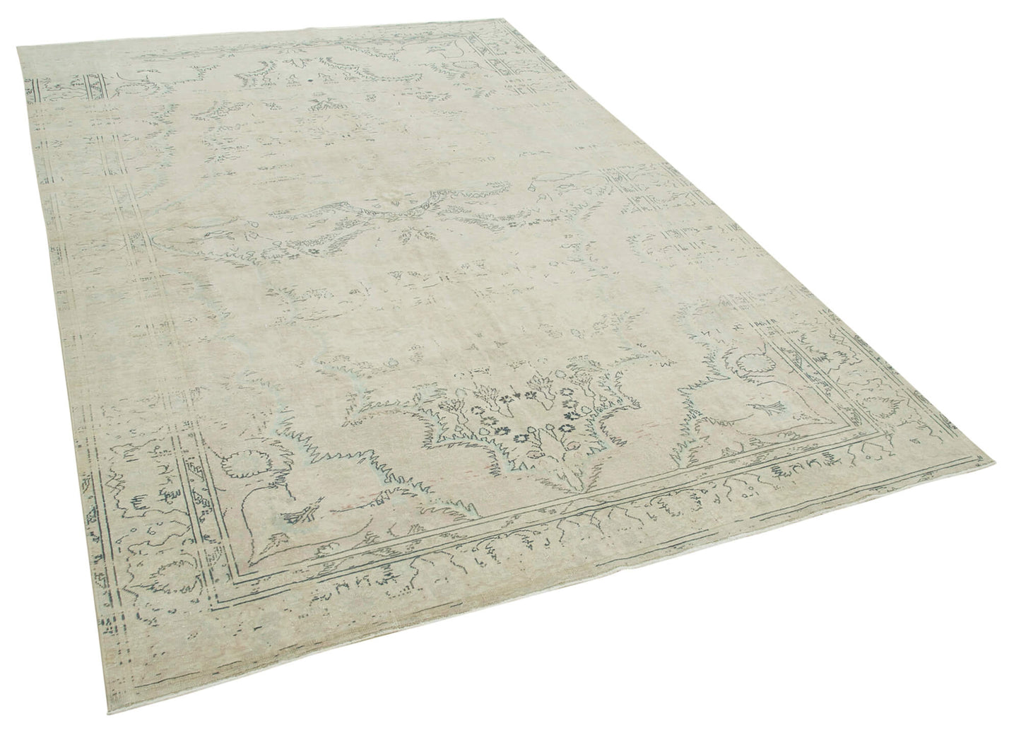 6x9 Beige Vintage Rug - 37923