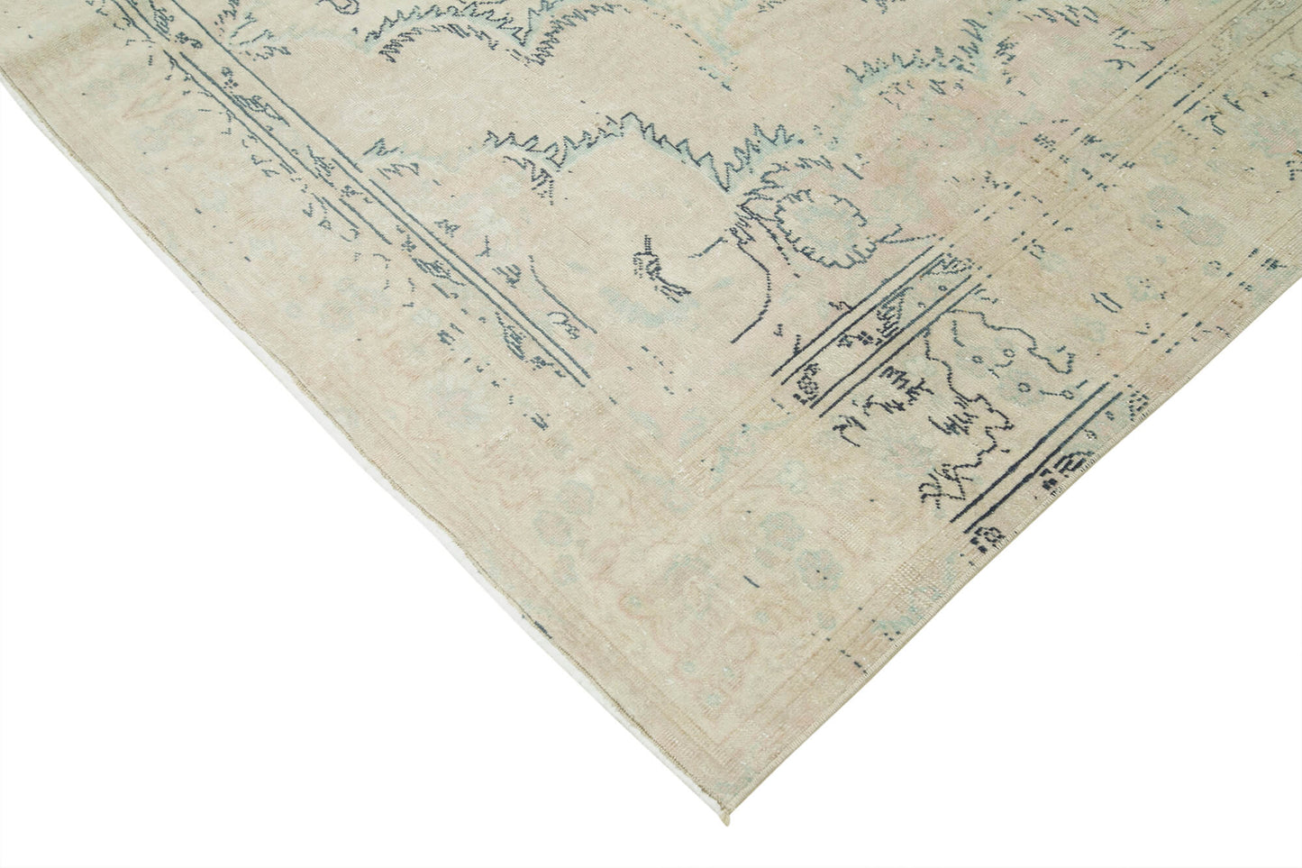 6x9 Beige Vintage Rug - 37923