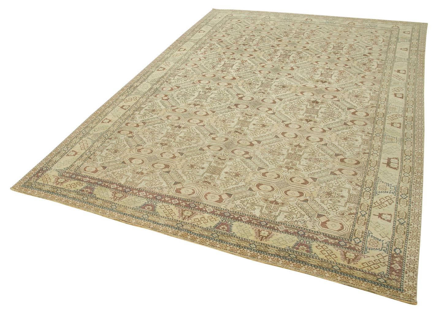 6x9 Beige Vintage Rug - 37928