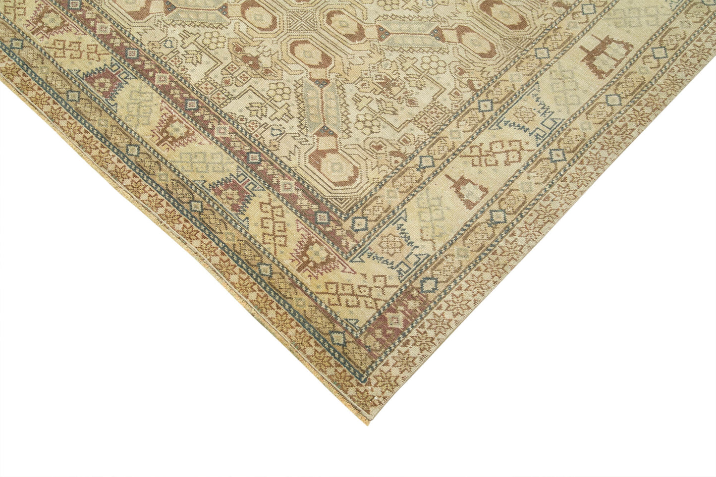 6x9 Beige Vintage Rug - 37928