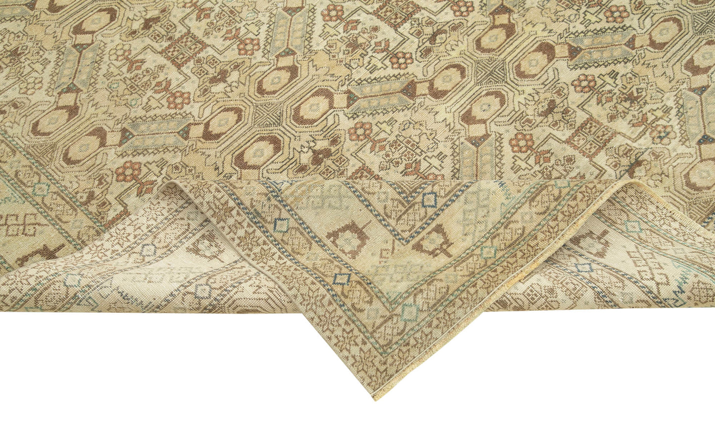 6x9 Beige Vintage Rug - 37928