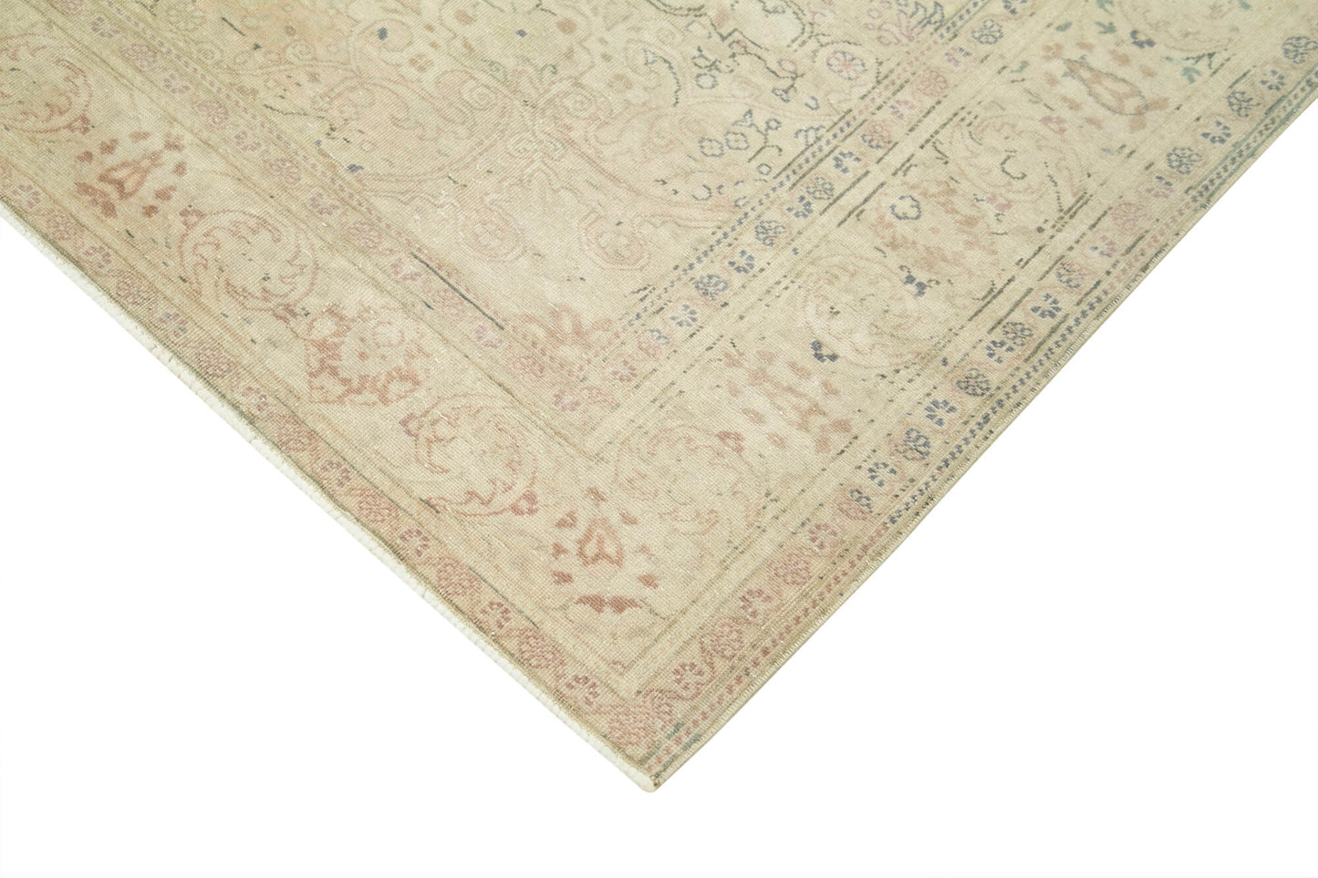 6x10 Beige Vintage Rug - 37929