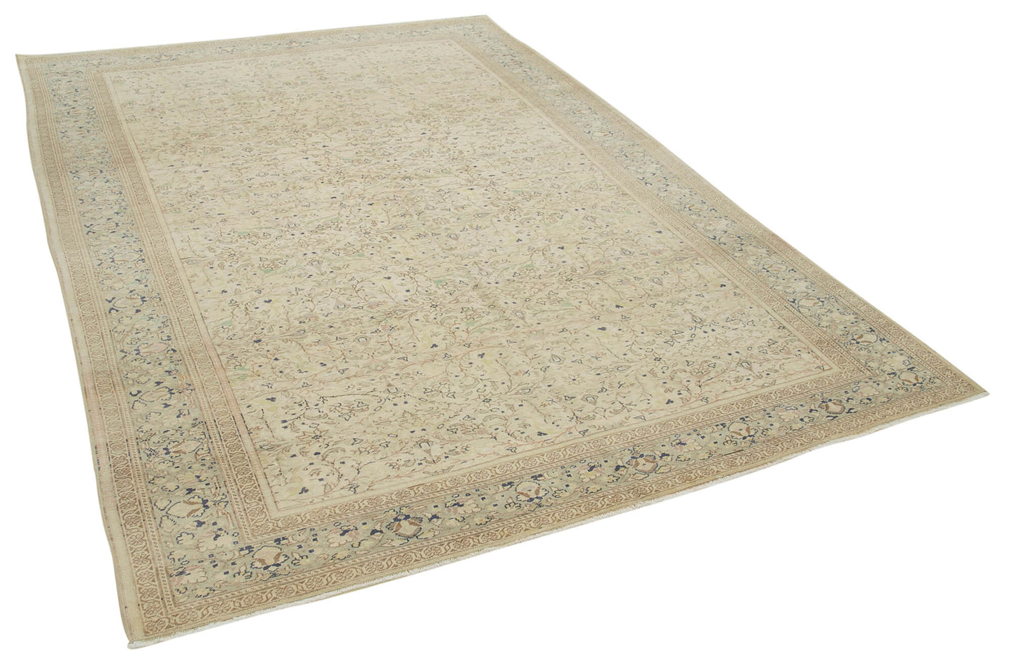 6x9 Beige Vintage Rug - 37935