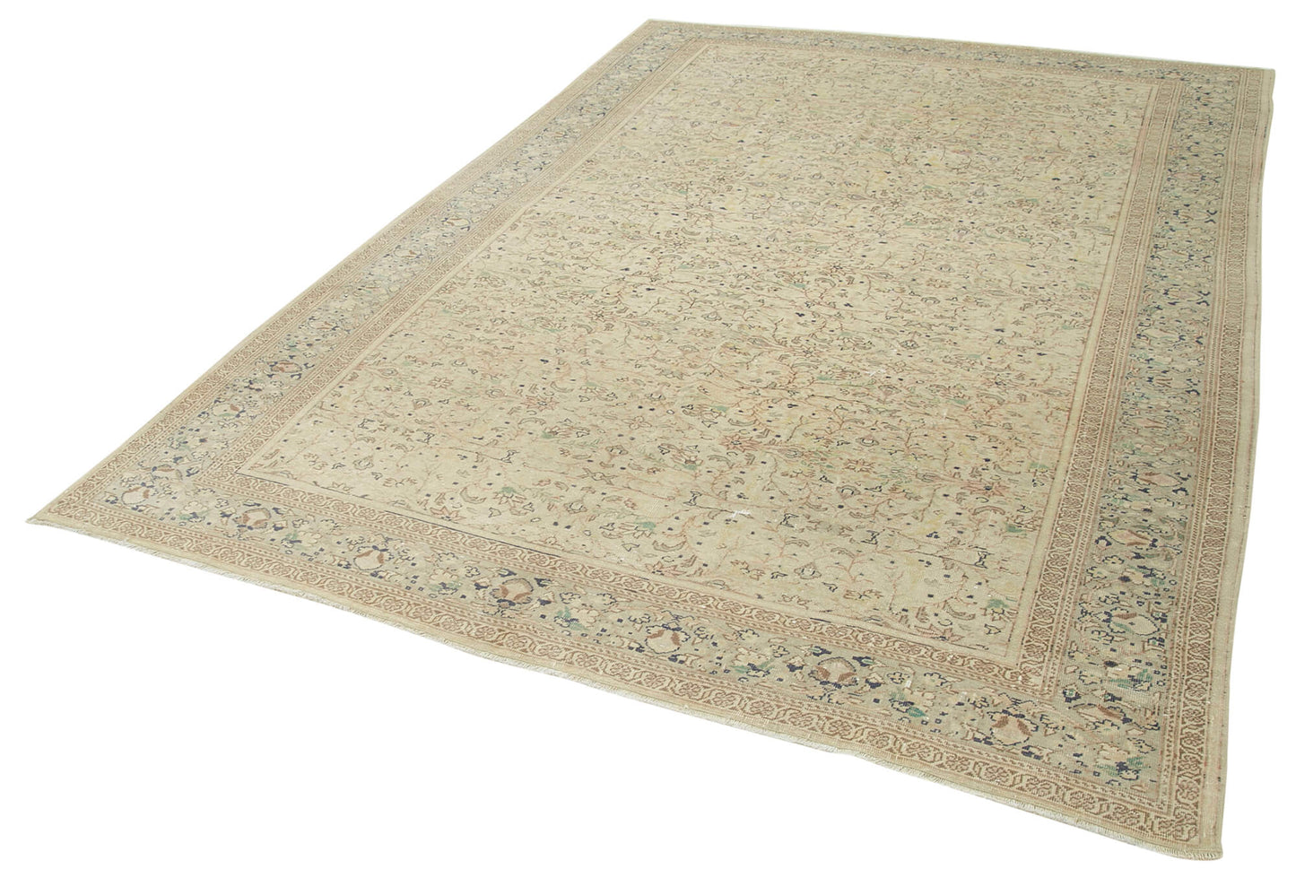 6x9 Beige Vintage Rug - 37935